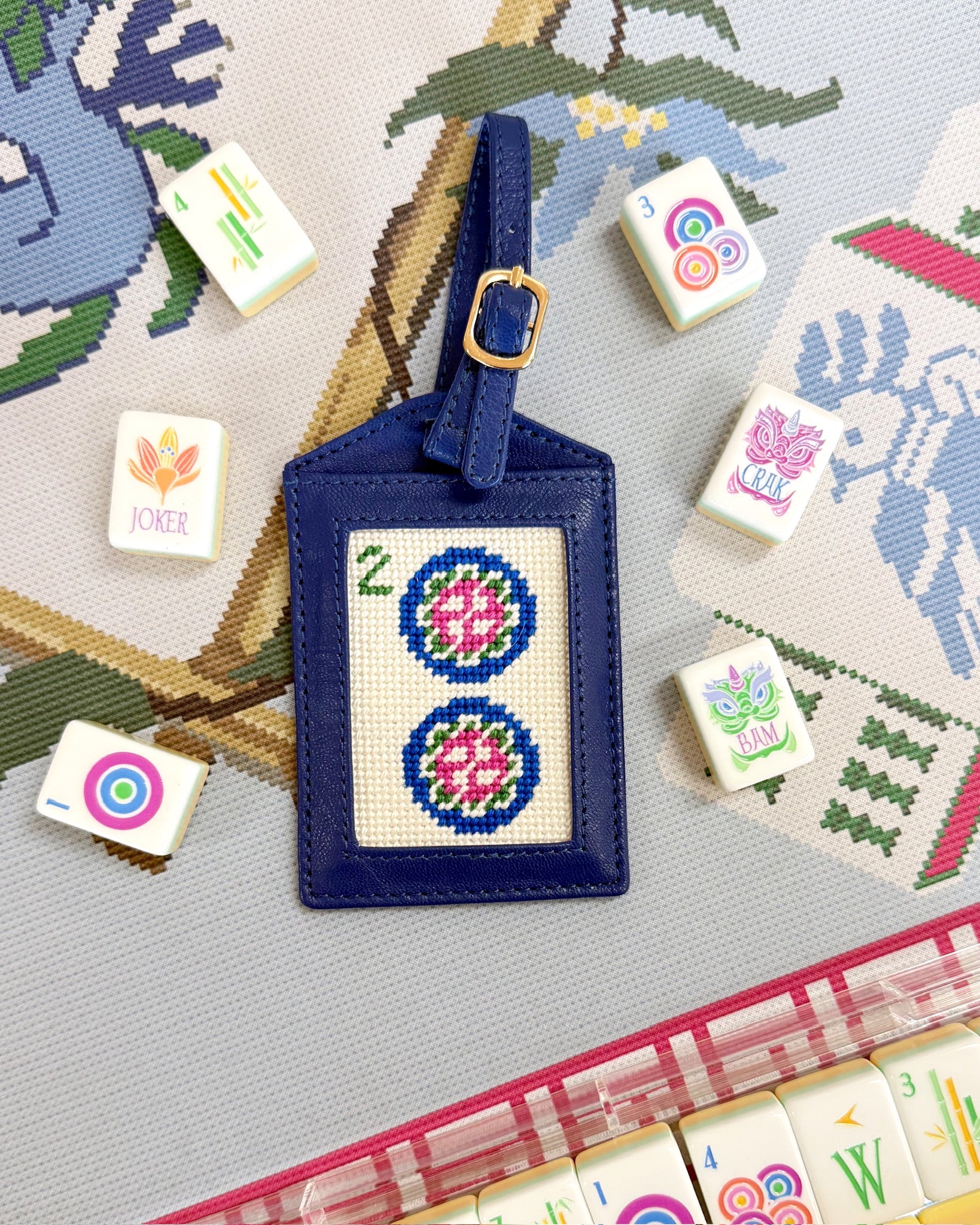 Two Dot Bag/Luggage Tag Kit - KC Needlepoint