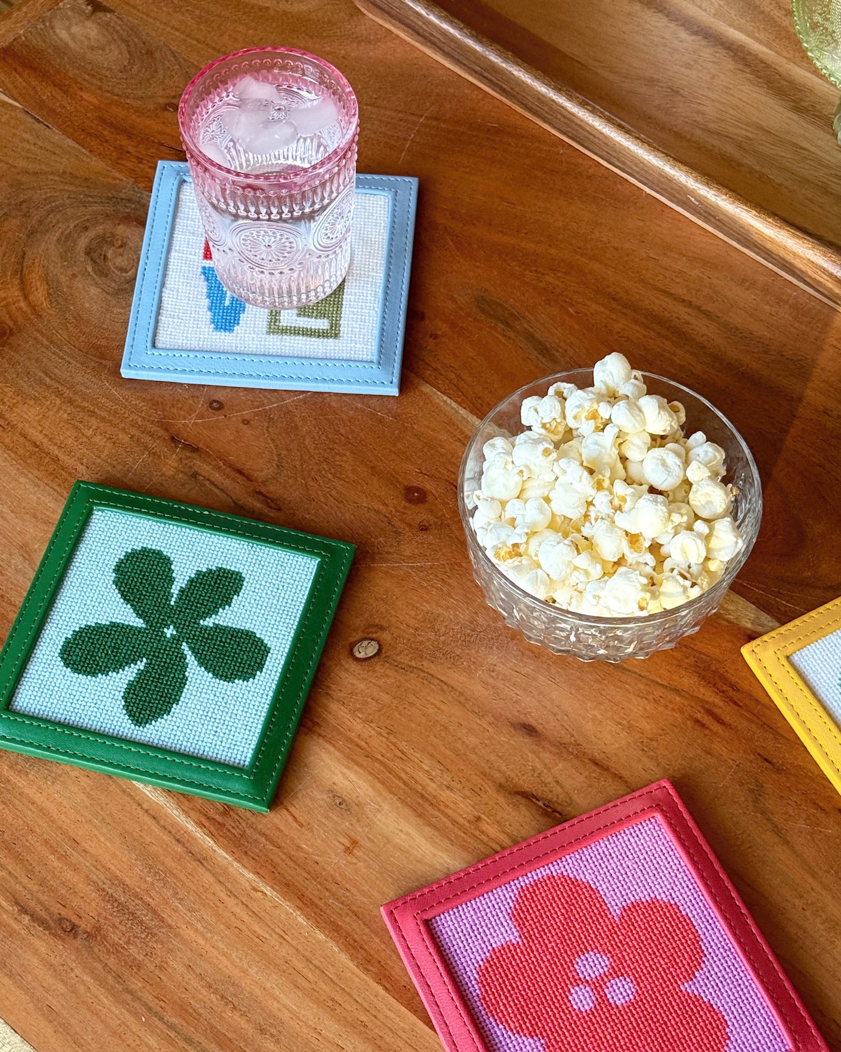 Fresh Cut Coaster Kit - KC Needlepoint