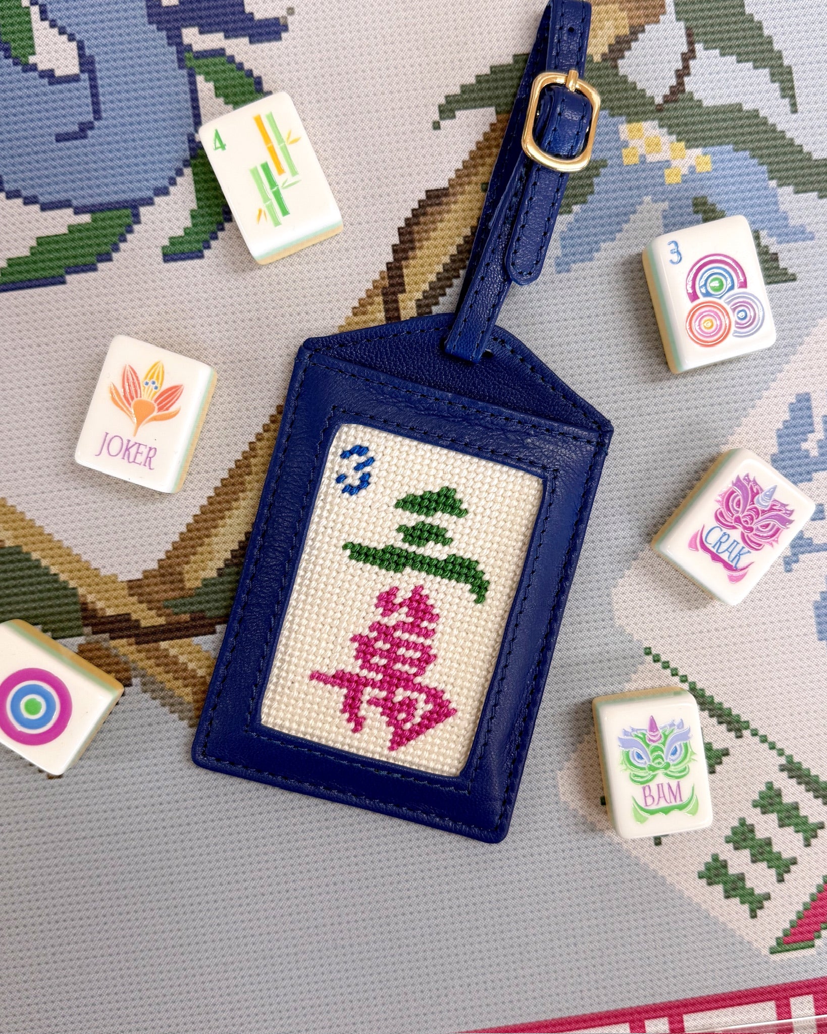 Three Crak Bag/Luggage Tag Kit - KC Needlepoint