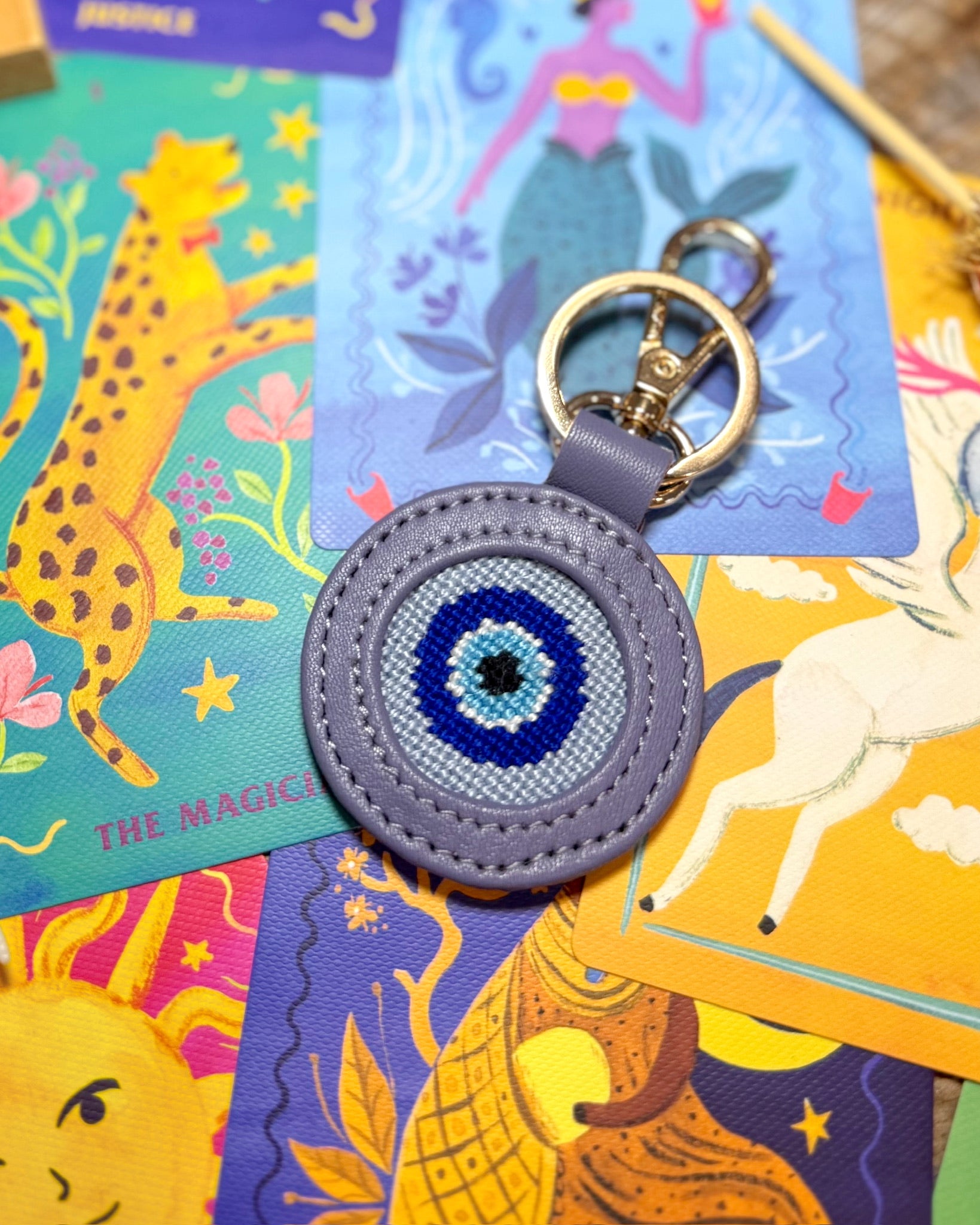 Cosmic Gazes Bag Tag/Key Fob Kit - KC Needlepoint