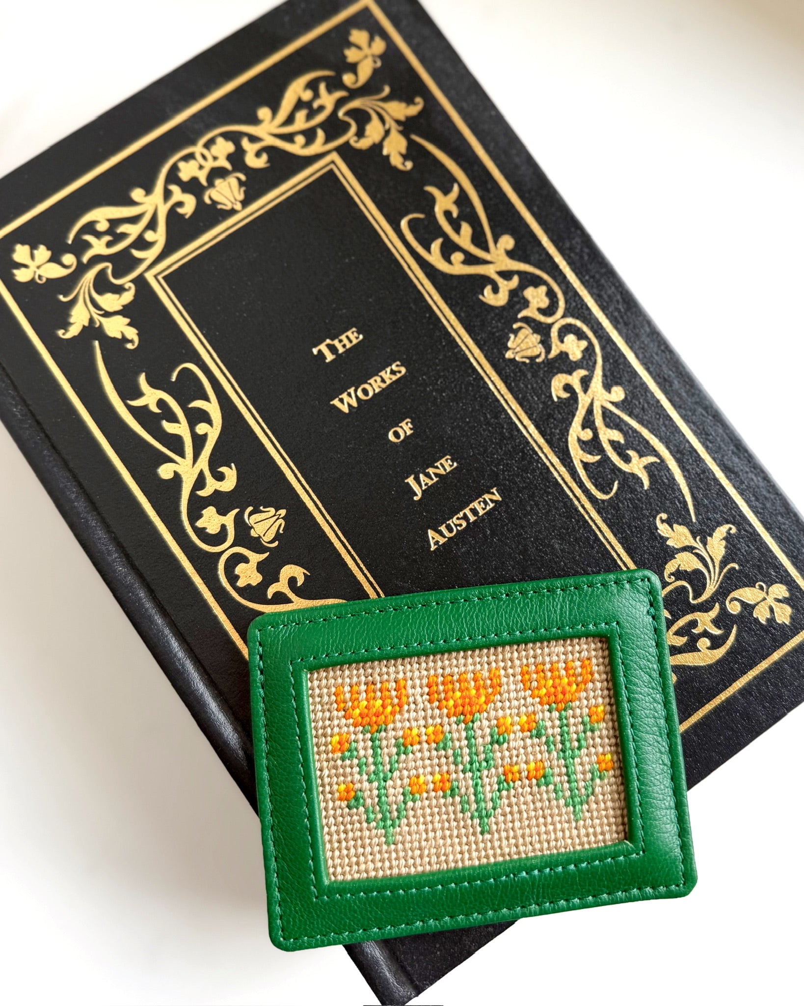 "Marigolden Hour" Happy Stitching All-In-One Card Wallet Kit - KC Needlepoint