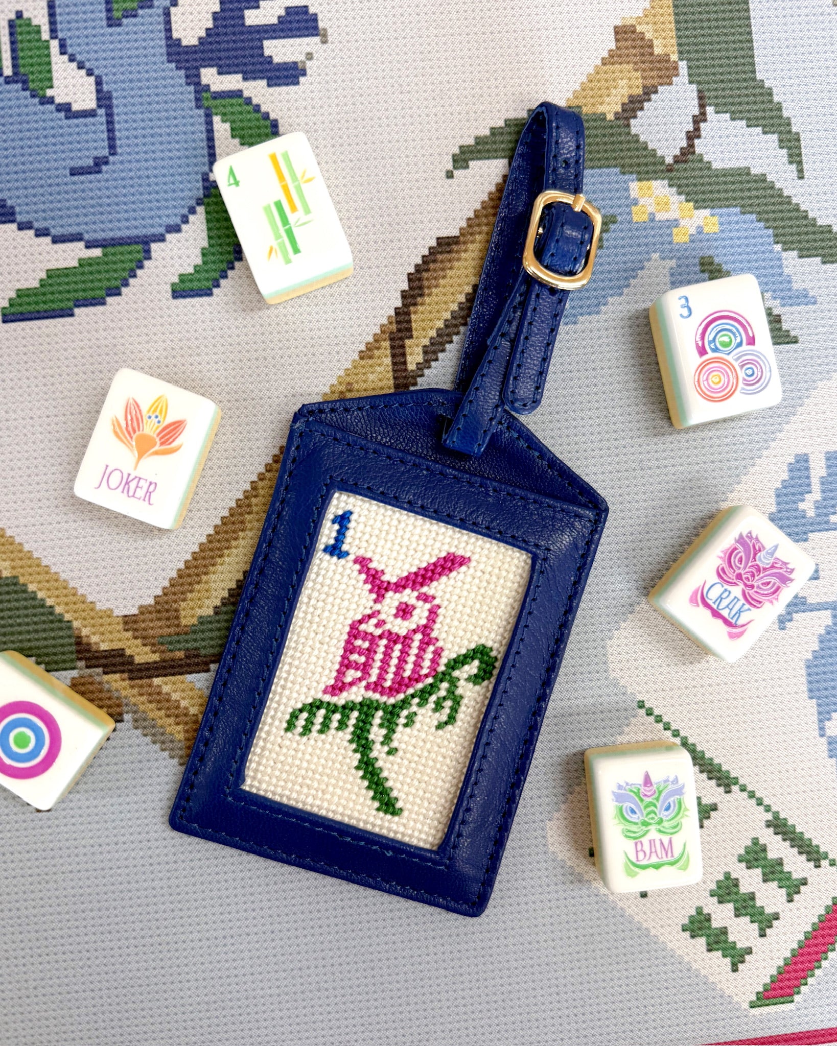 Bird Bam Bag/Luggage Tag Kit - KC Needlepoint