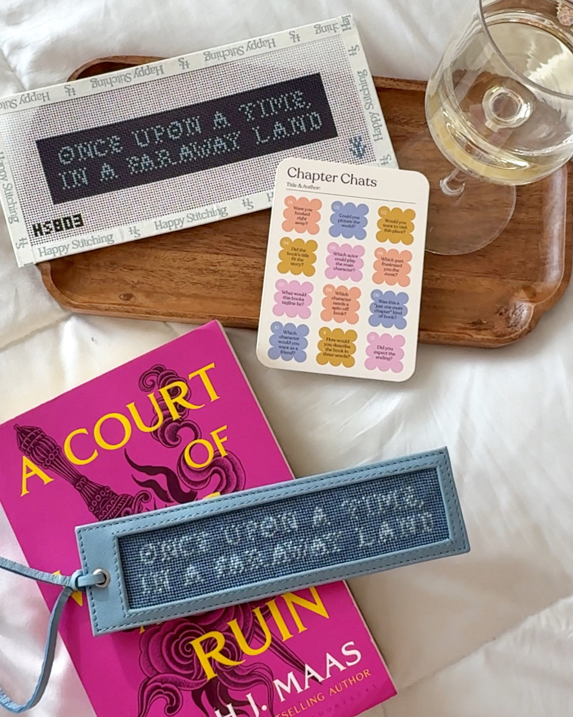 Faraway Land Bookmark Kit - KC Needlepoint