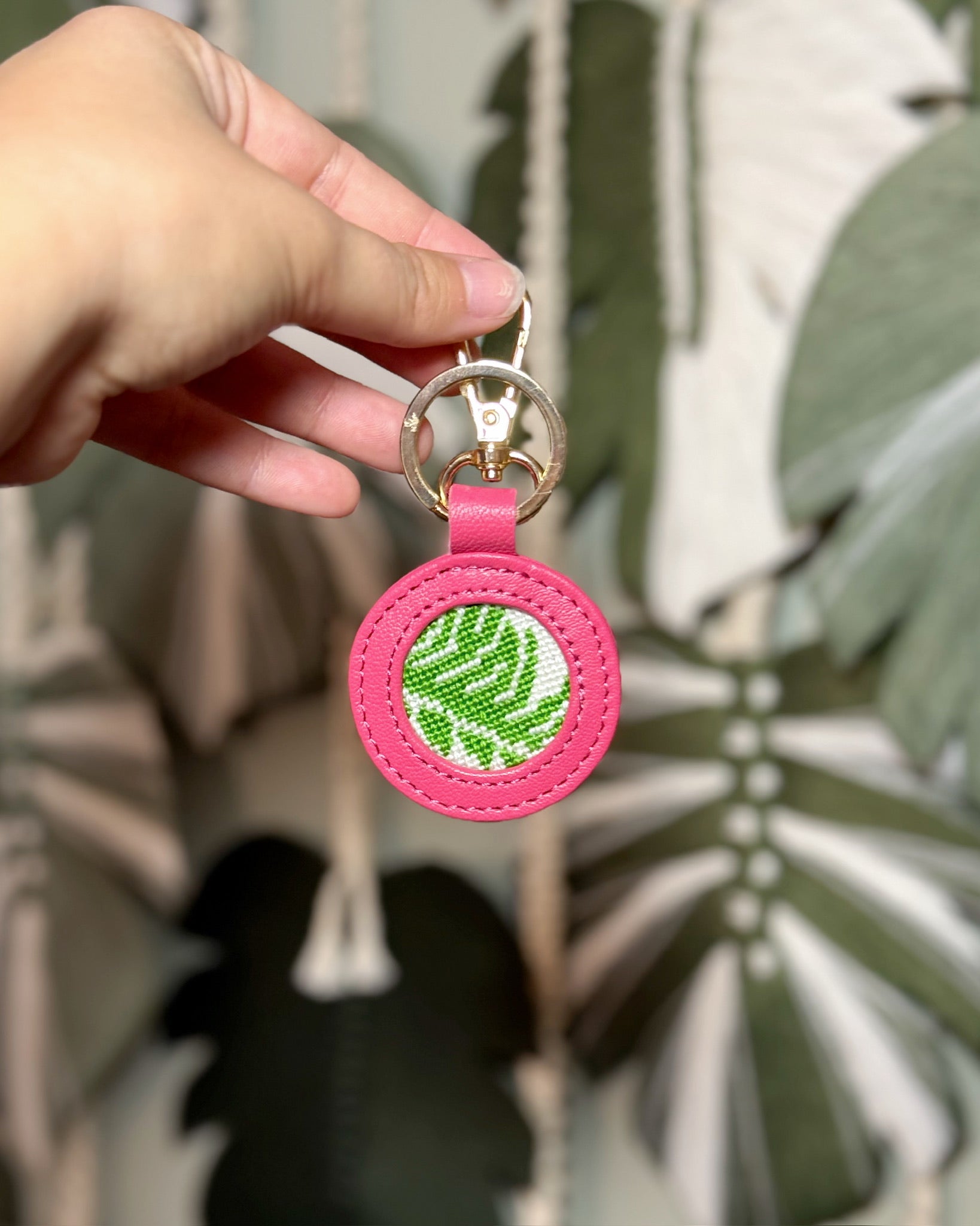 Pocket Palm Bag Tag/Key Fob Kit - KC Needlepoint