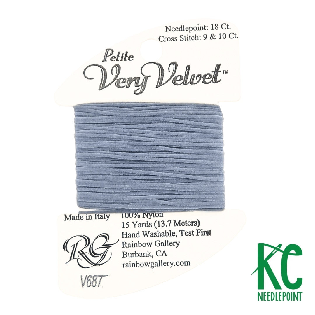 Petite Very Velvet V687 Dark Pearl Gray - KC Needlepoint