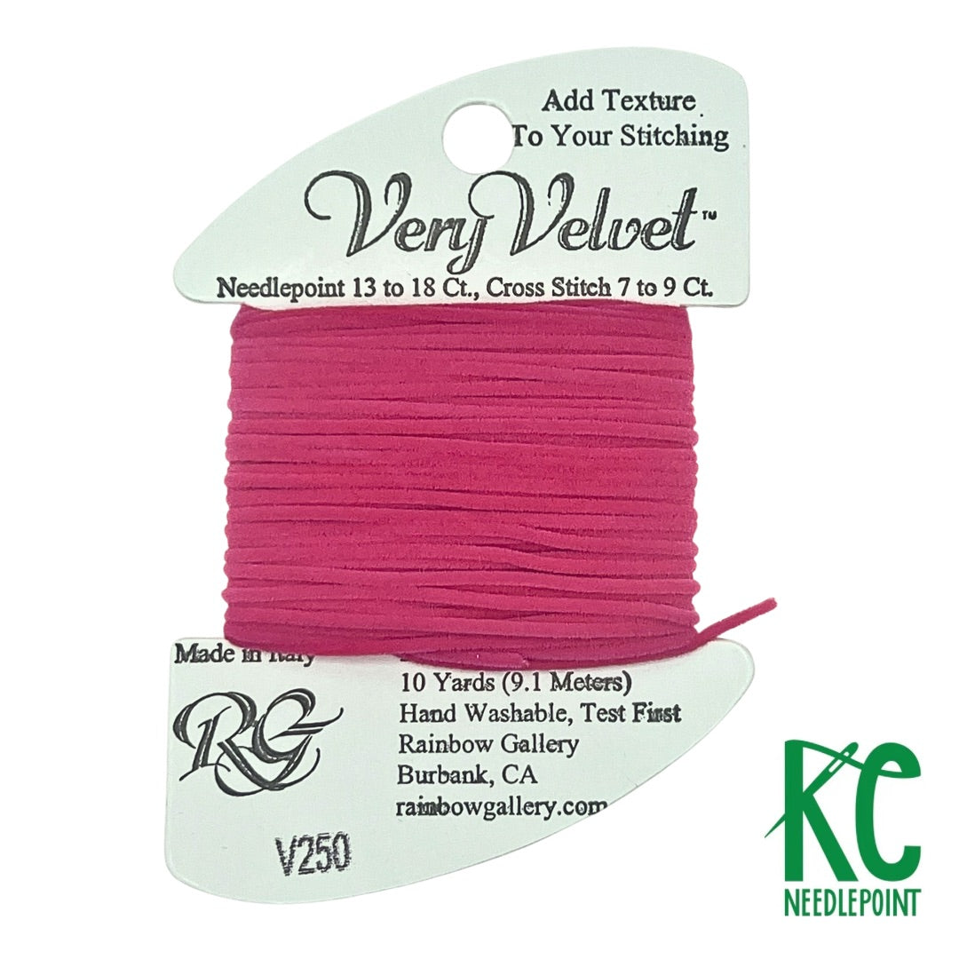 Very Velvet V250 Raspberry - KC Needlepoint