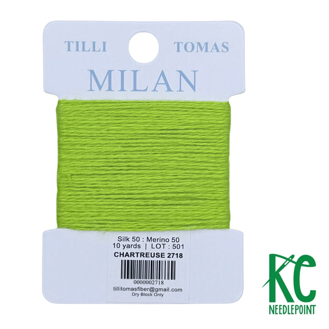 Milan Card 2718 Chartreuse - KC Needlepoint