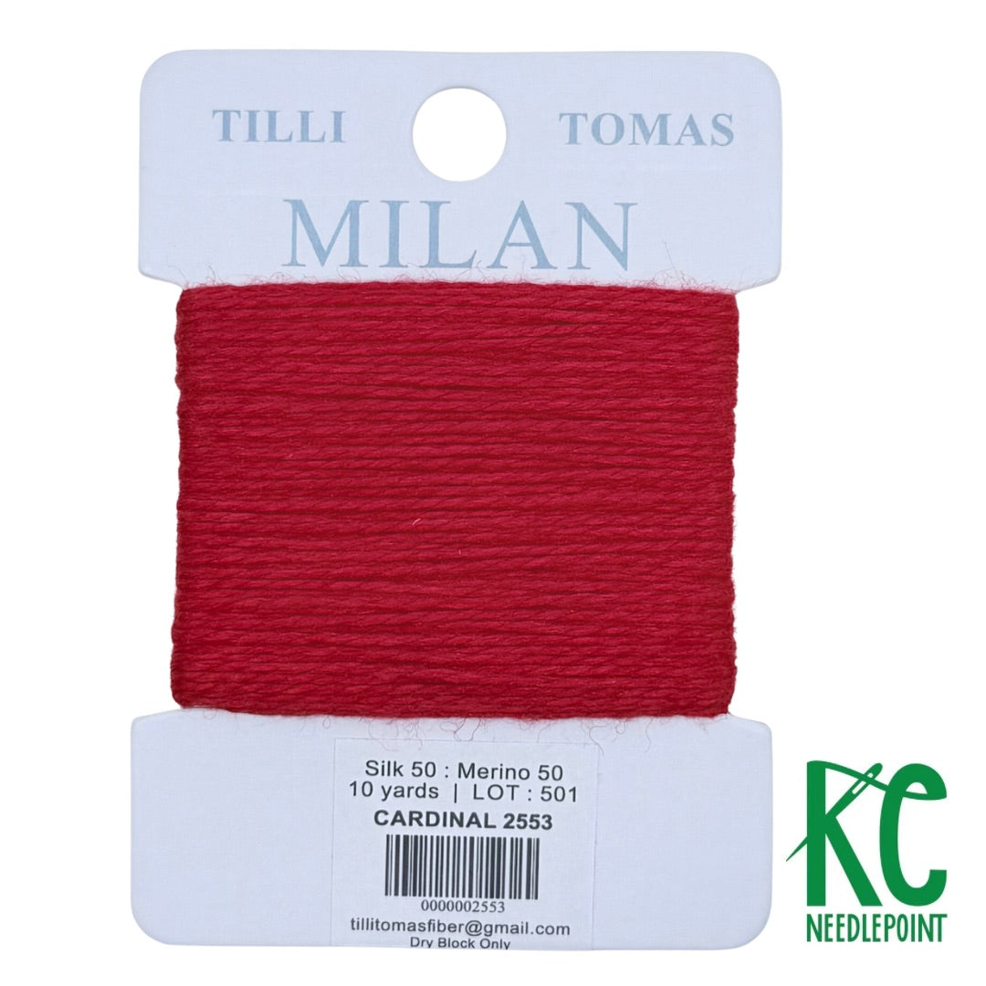 Milan Card 2553 Cardinal - KC Needlepoint