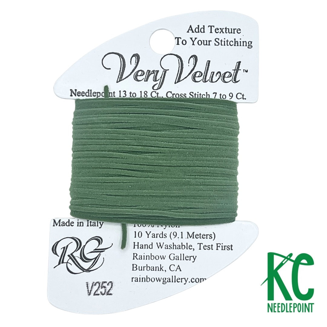Very Velvet V252 Hunter Green - KC Needlepoint