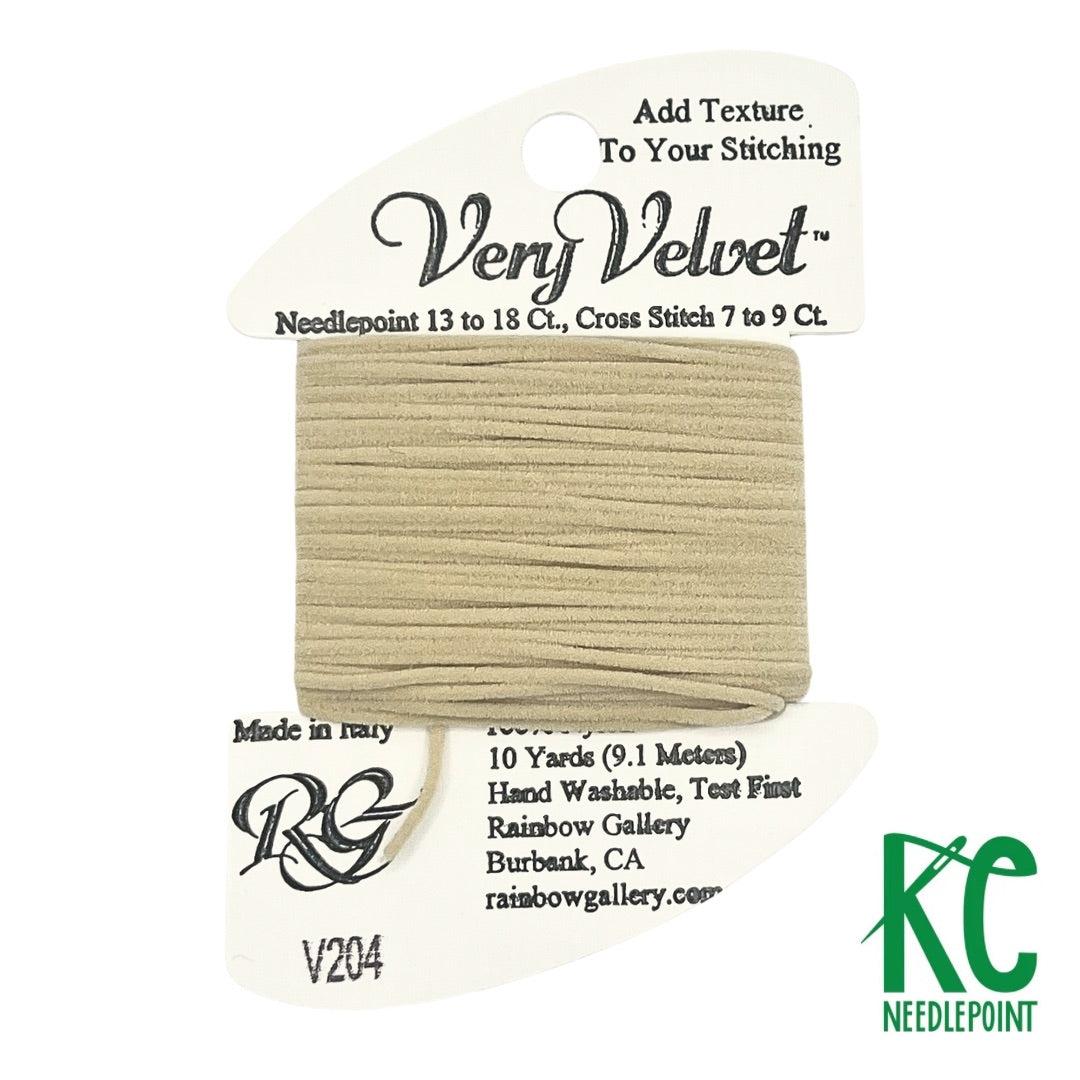 Very Velvet V204 Taupe - KC Needlepoint