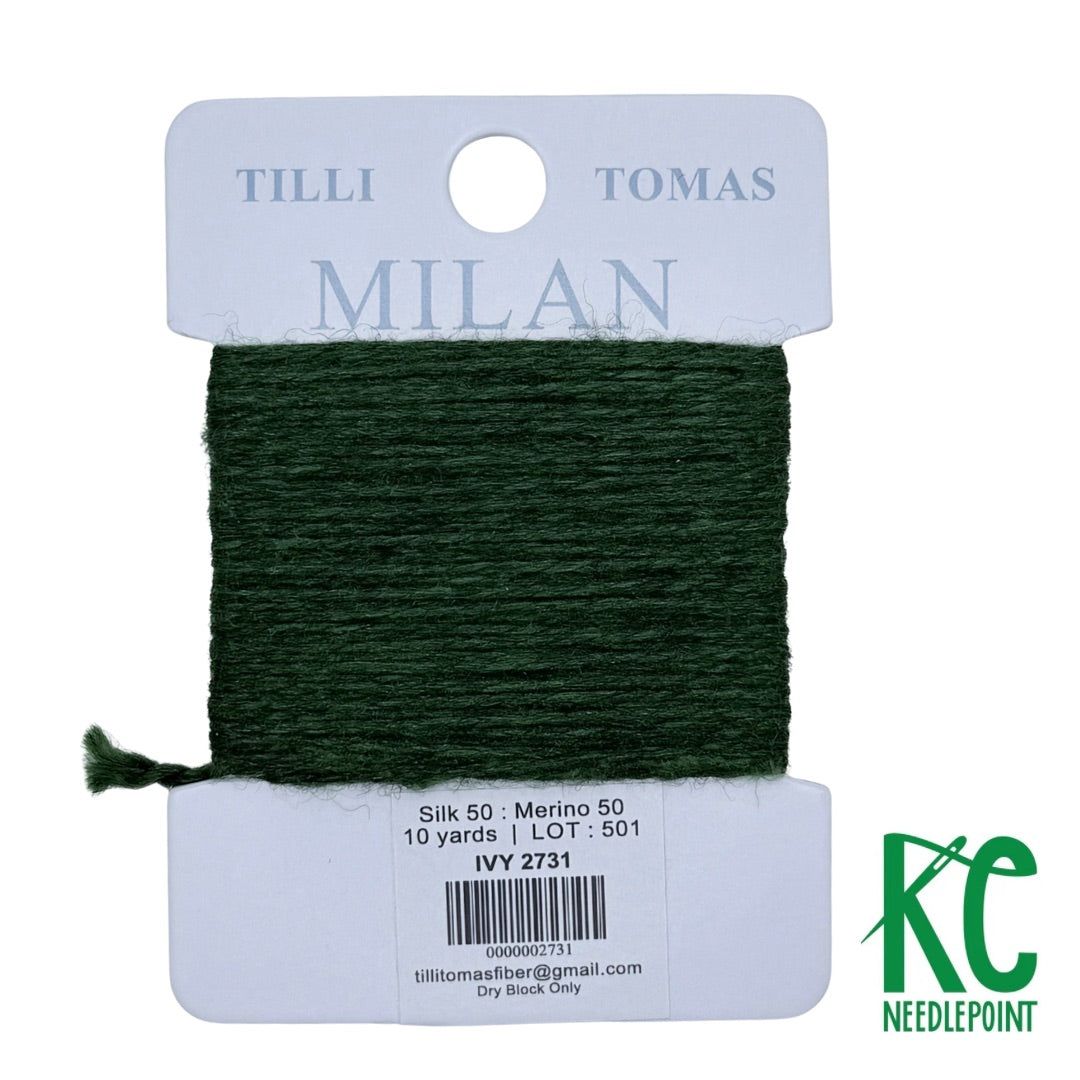 Milan Card 2731 Ivy - KC Needlepoint