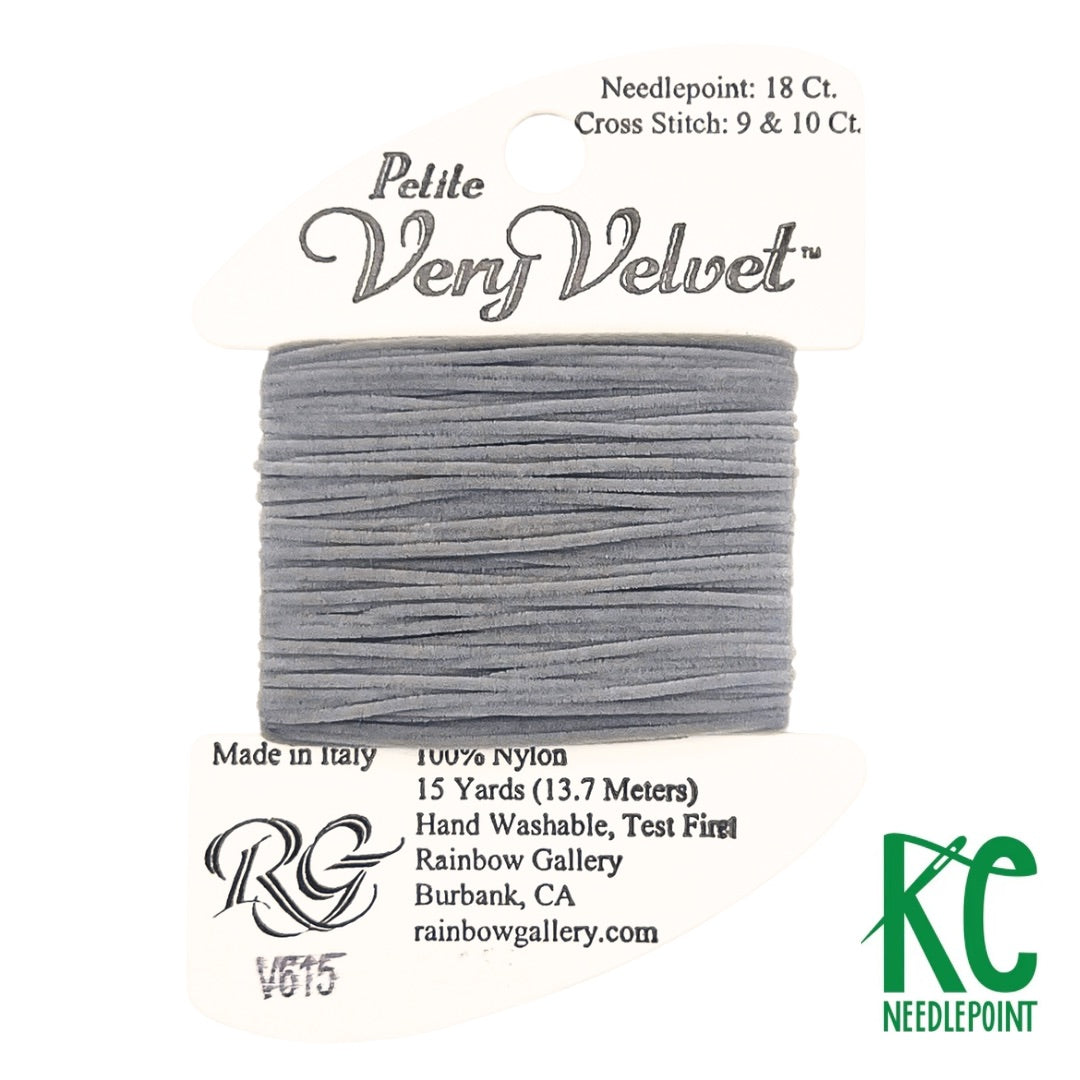 Petite Very Velvet V615 Lite Gray - KC Needlepoint