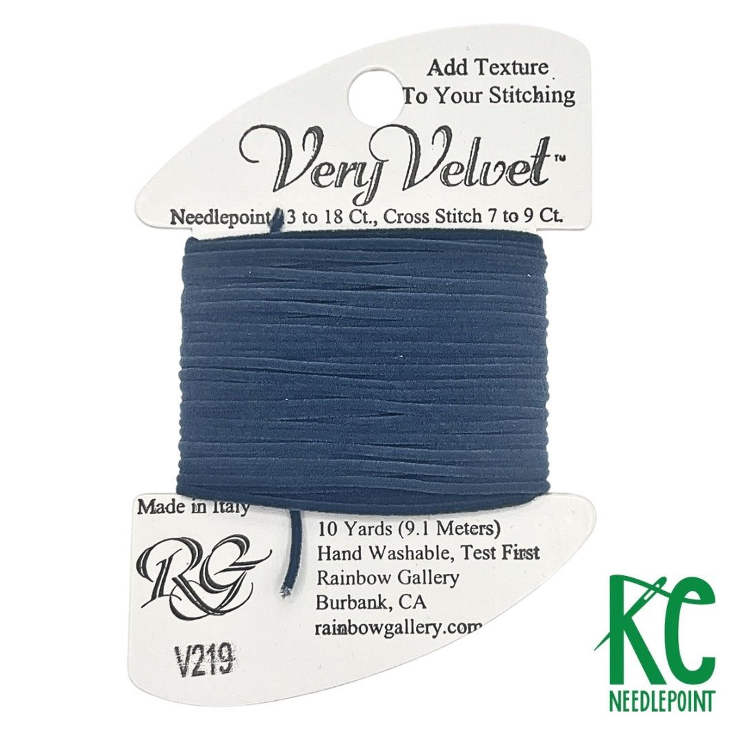 Very Velvet V219 Denim - KC Needlepoint