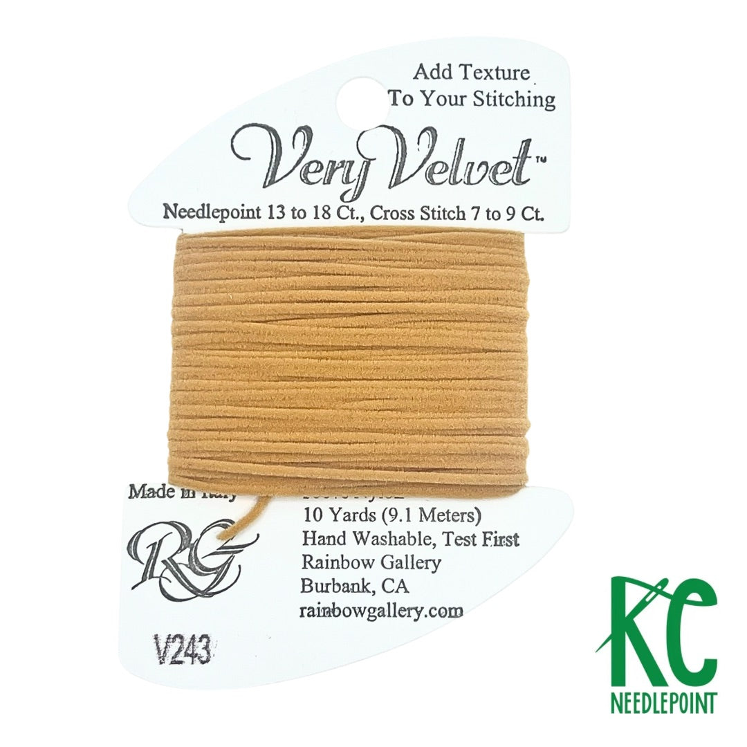 Very Velvet V243 Pale Gold Brown - KC Needlepoint