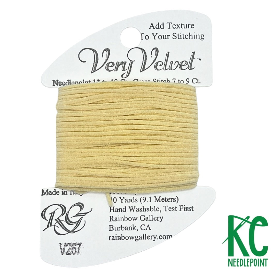 Very Velvet V267 Butter Yellow - KC Needlepoint