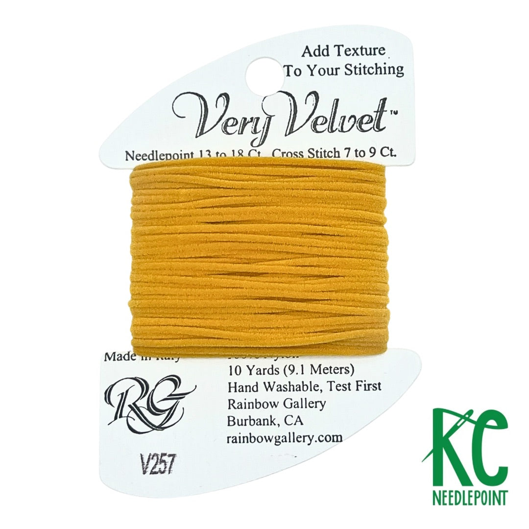 Very Velvet V257 Gold - KC Needlepoint