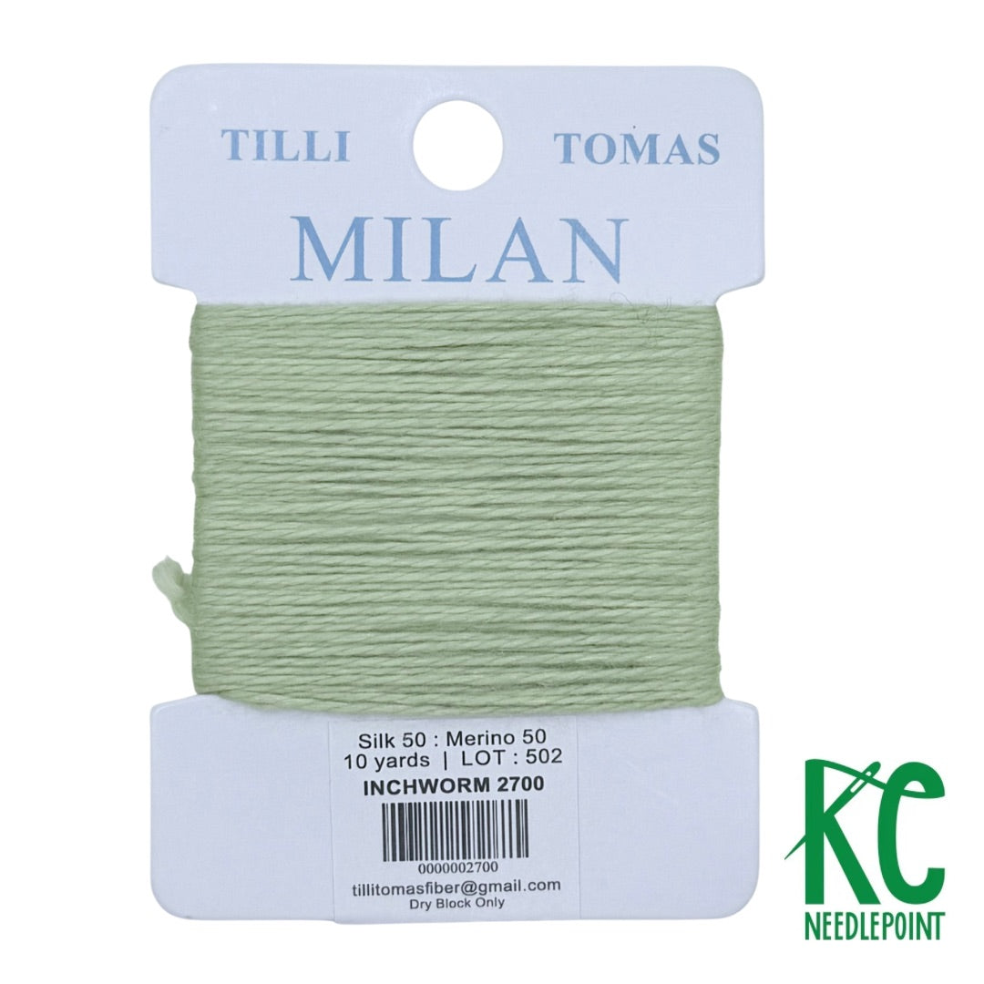 Milan Card 2700 Inchworm - KC Needlepoint