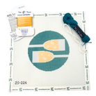 Champagne Round Kit - KC Needlepoint