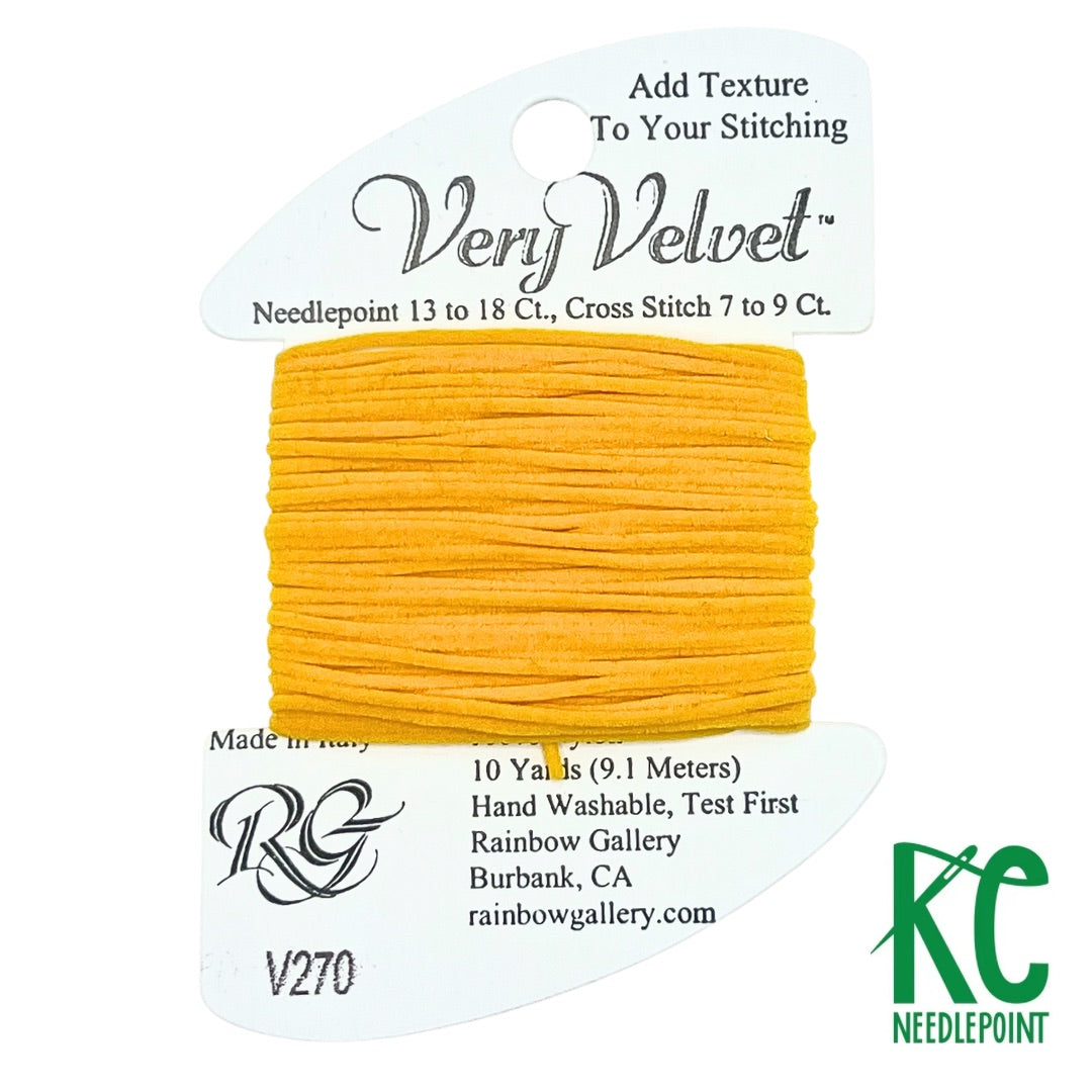 Very Velvet V270 Yellow Gold - KC Needlepoint