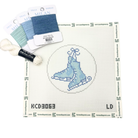 Ice Skating Round Kit - KC Needlepoint