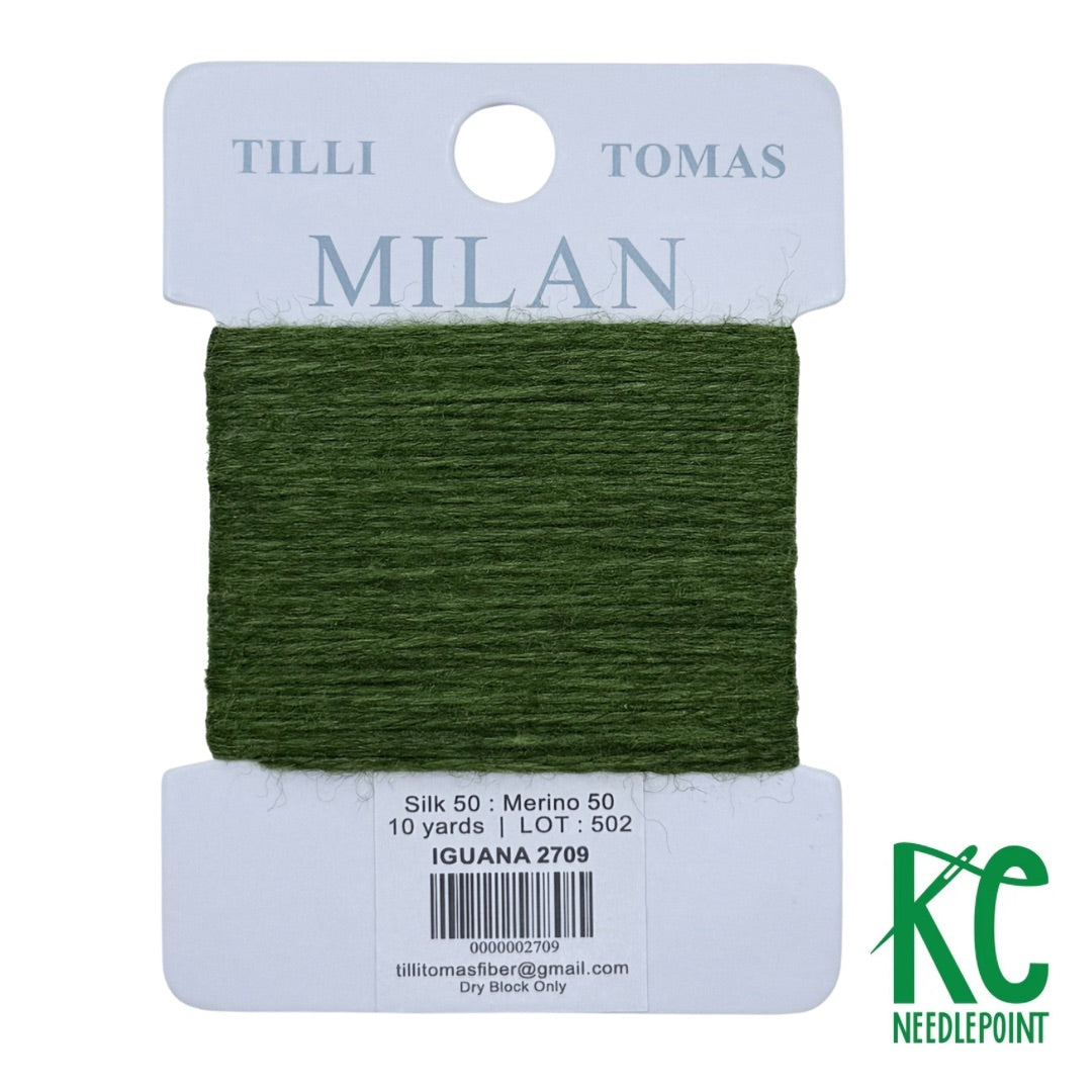 Milan Card 2709 Iguana - KC Needlepoint