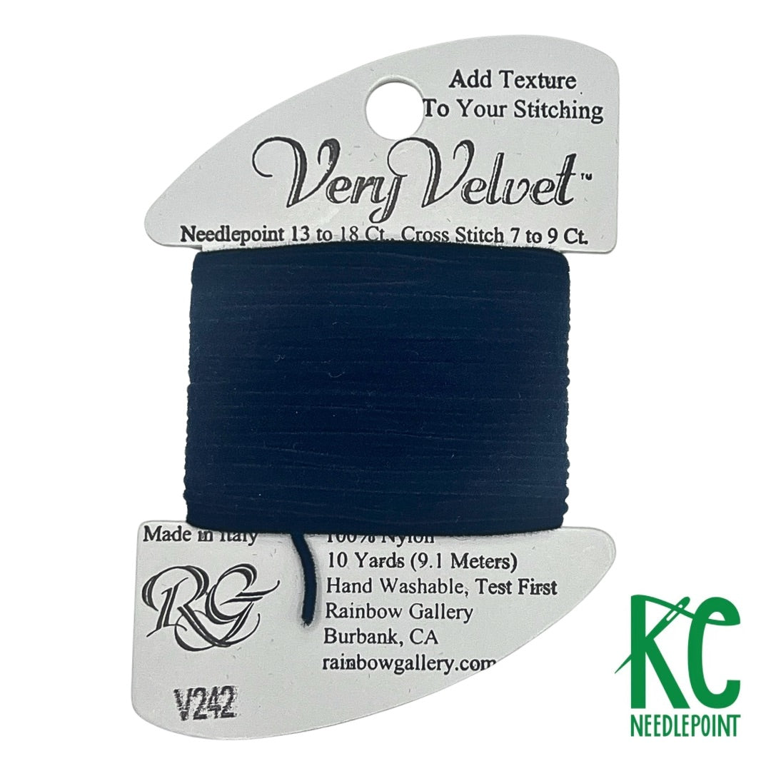 Very Velvet V242 Navy Blue – KC Needlepoint