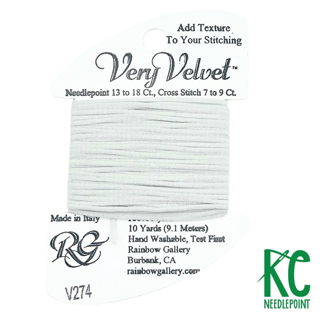 Very Velvet V274 Lite Pearl Gray - KC Needlepoint