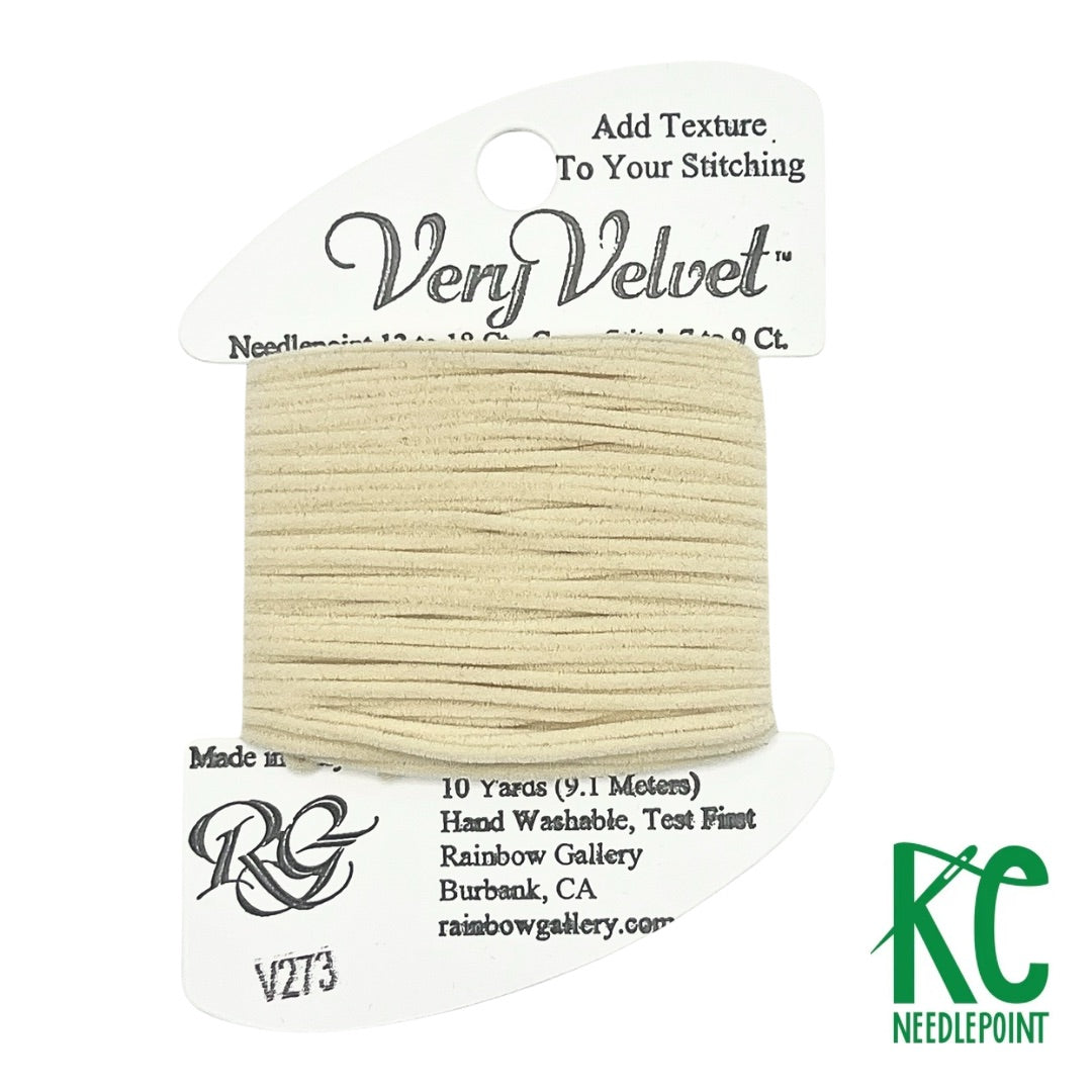 Very Velvet V273 Cream - KC Needlepoint