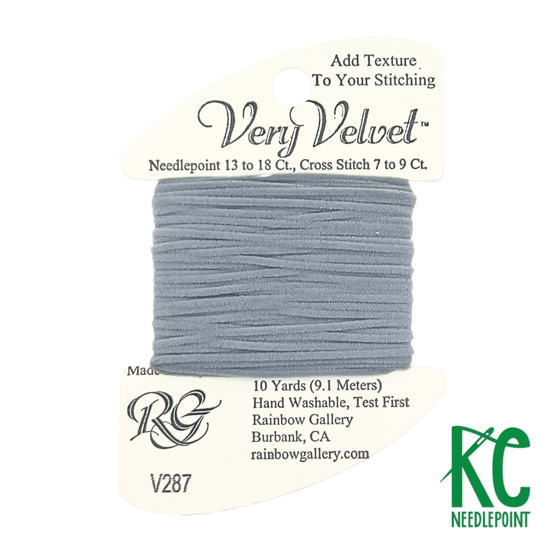 Very Velvet V287 Dark Pearl Gray - KC Needlepoint