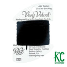 Very Velvet V201 Black - KC Needlepoint