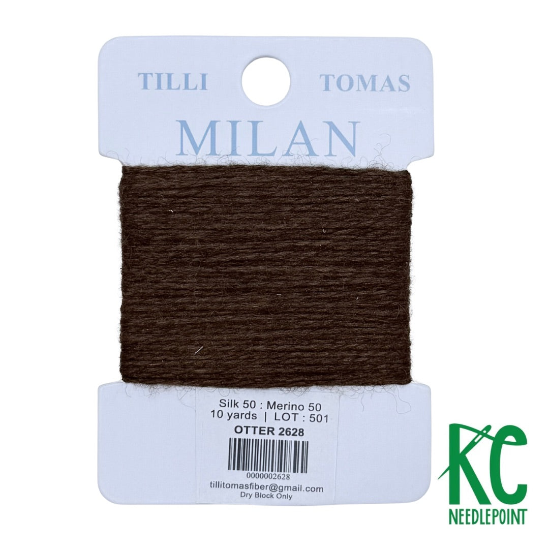 Milan Card 2628 Otter - KC Needlepoint