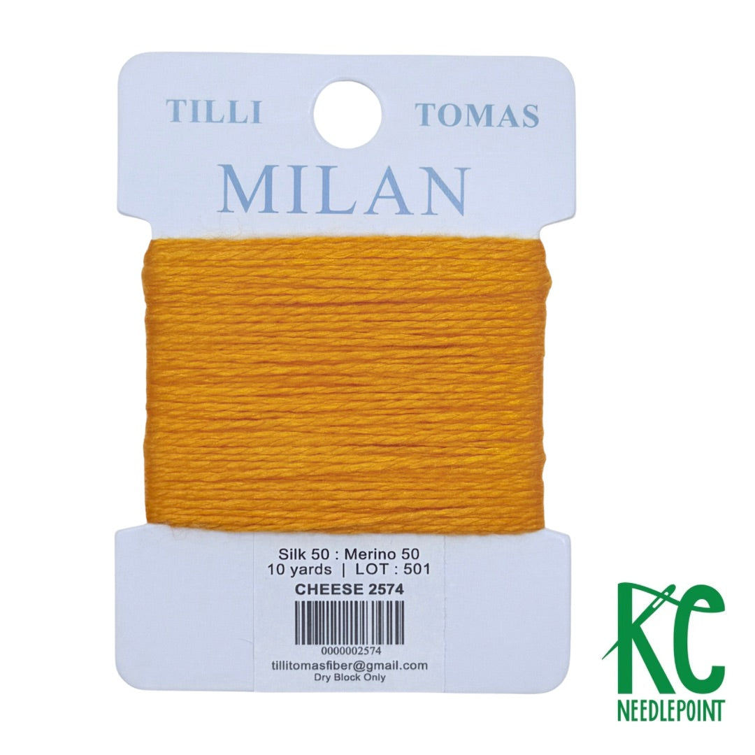 Milan Card 2574 Cheese - KC Needlepoint