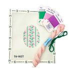 Pale Pink Thistle Egg Kit - KC Needlepoint