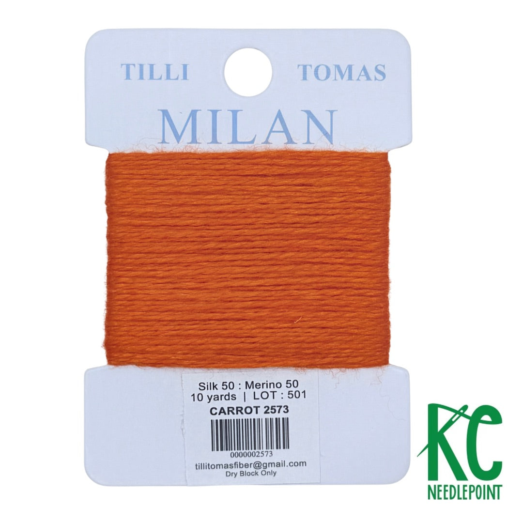 Milan Card 2573 Carrot - KC Needlepoint