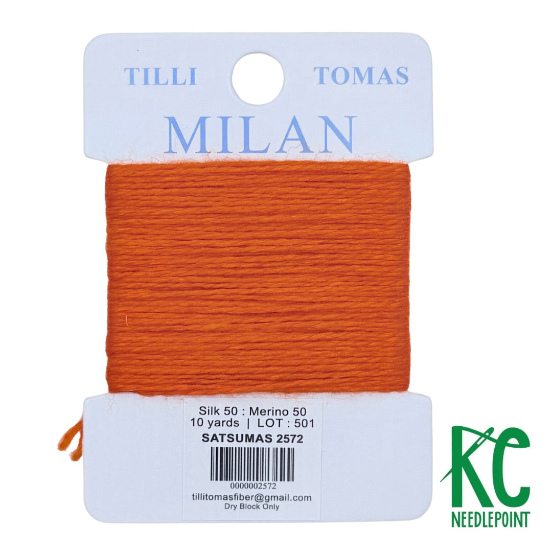 Milan Card 2572 Satsumas - KC Needlepoint