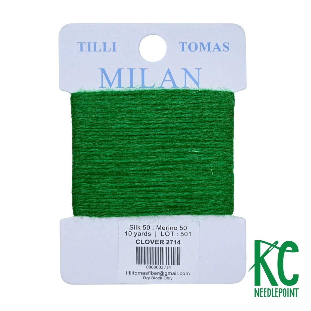 Milan Card 2714 Clover - KC Needlepoint