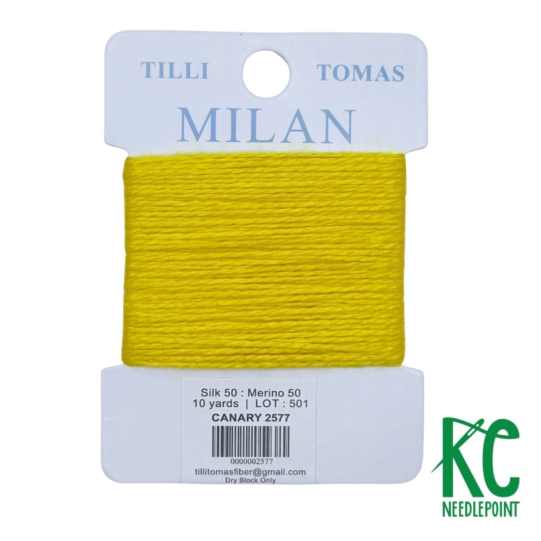 Milan Card 2577 Canary - KC Needlepoint