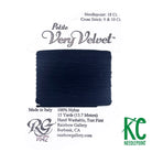 Petite Very Velvet V642 Navy Blue - KC Needlepoint