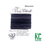 Petite Very Velvet V801 Variegated Charcoals - KC Needlepoint