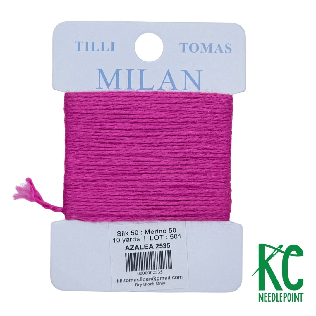 Milan Card 2535 Azalea - KC Needlepoint