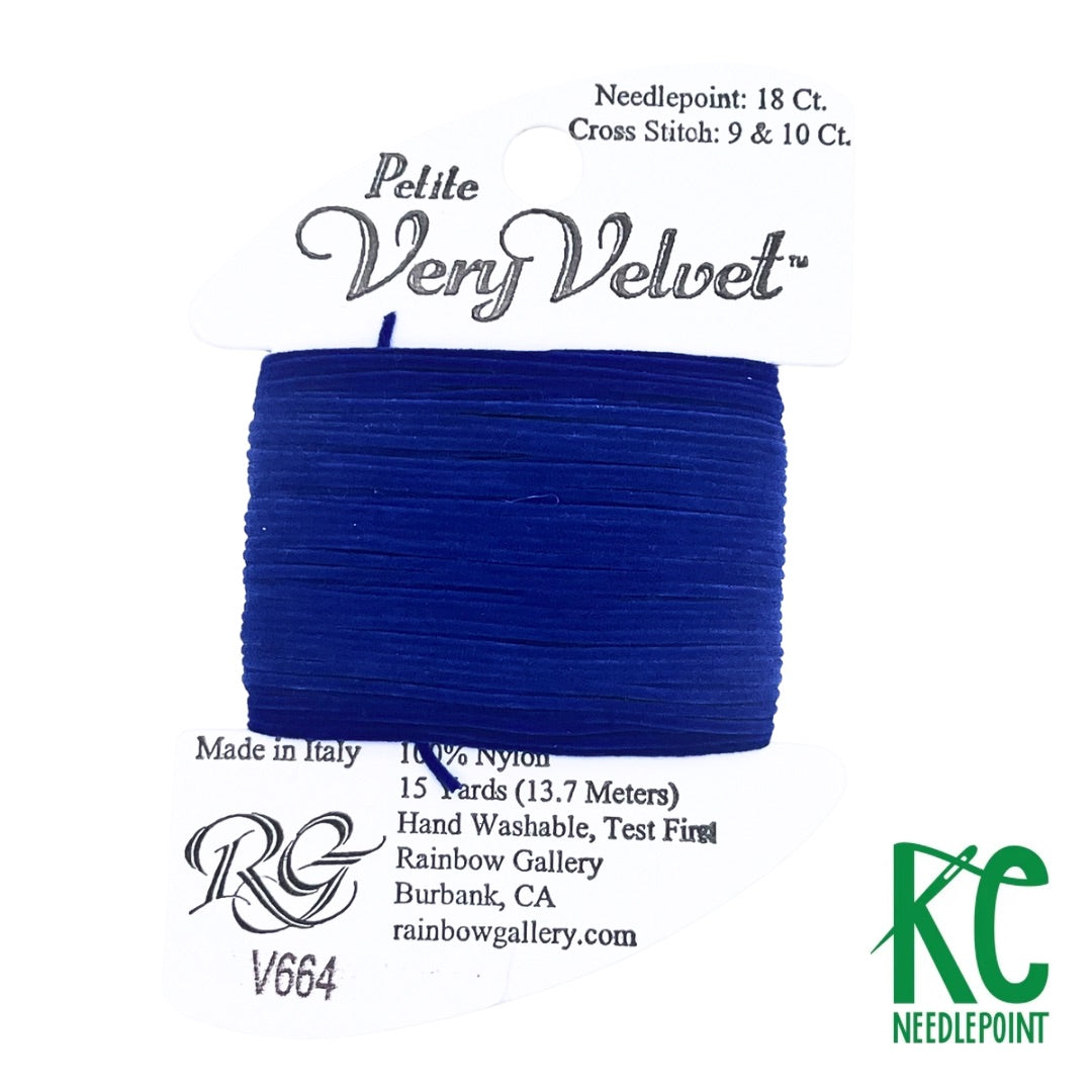 Petite Very Velvet V664 Indigo Blue - KC Needlepoint
