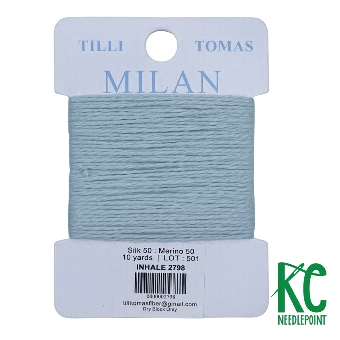 Milan Card 2798 Inhale - KC Needlepoint