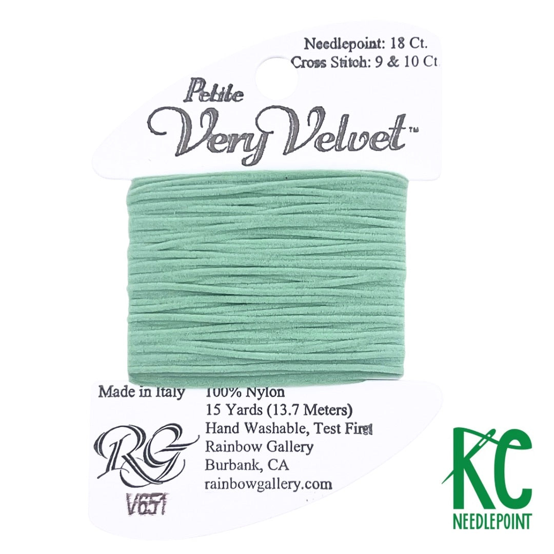 Petite Very Velvet V651 Sage Green - KC Needlepoint