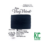 Petite Very Velvet V601 Black - KC Needlepoint