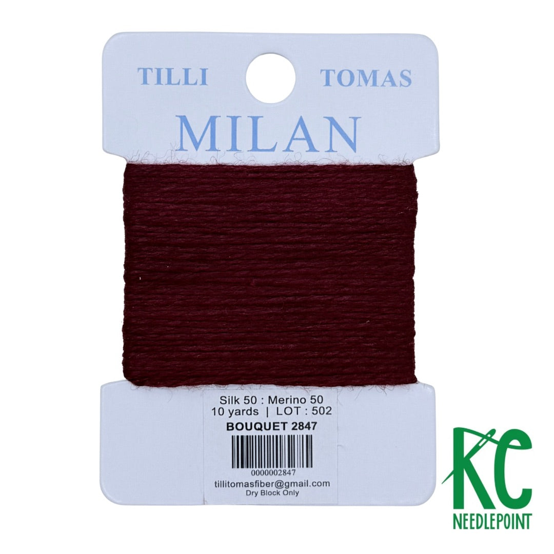 Milan Card 2847 Bouquet - KC Needlepoint