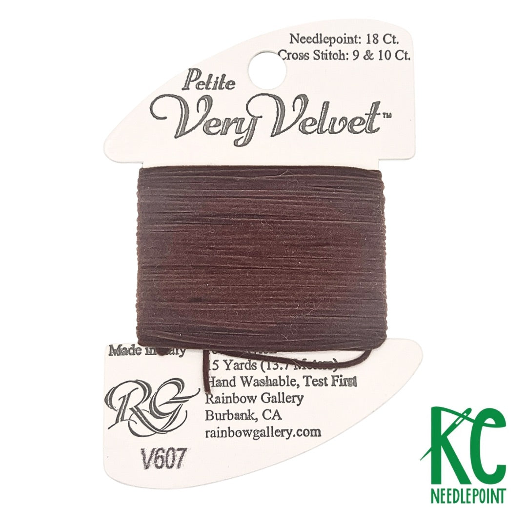 Petite Very Velvet V607 Medium Brown - KC Needlepoint