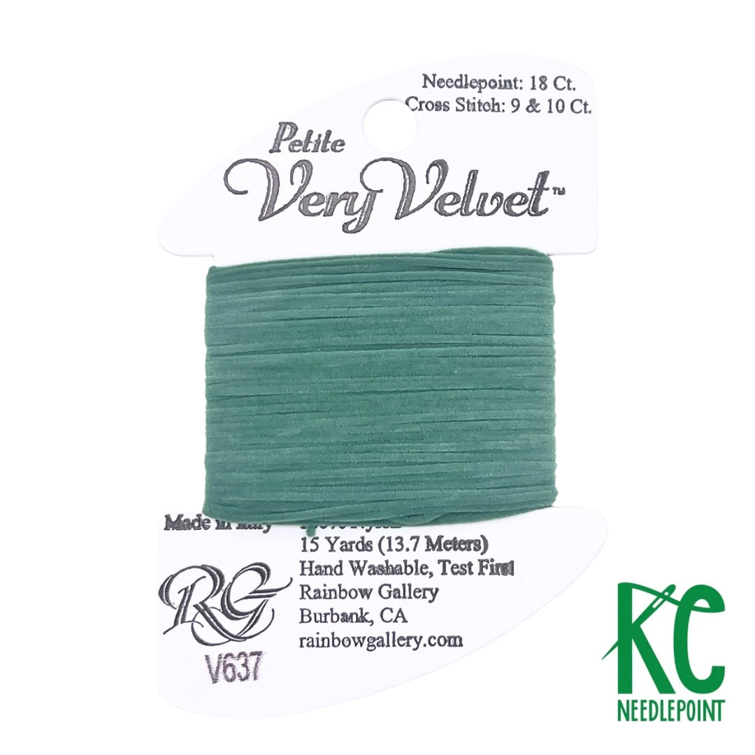 Petite Very Velvet V637 Sea Green - KC Needlepoint