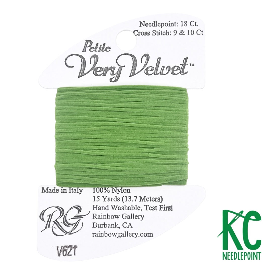Petite Very Velvet V621 Lite Green - KC Needlepoint