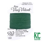 Petite Very Velvet V638 Dark Sea Green - KC Needlepoint