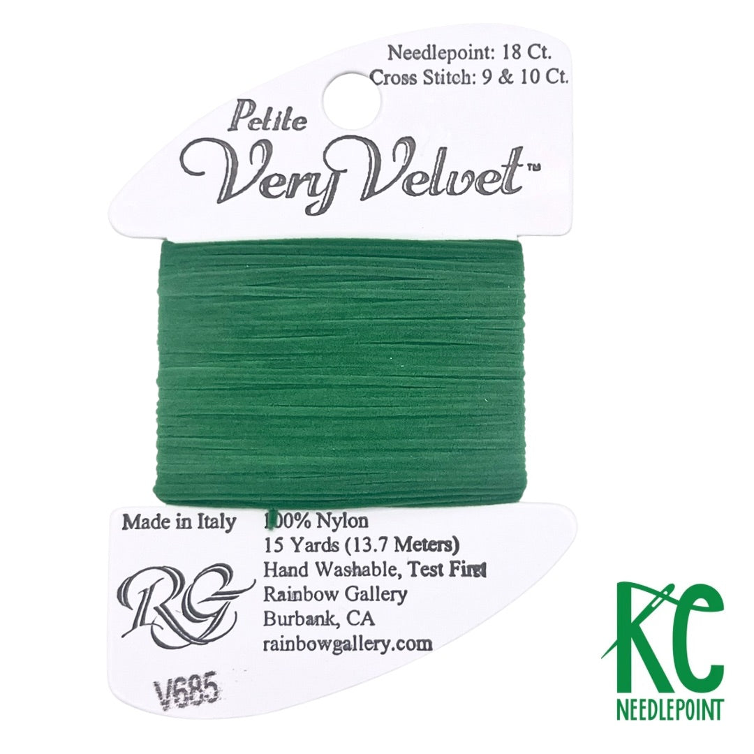 Petite Very Velvet V685 Turf Green - KC Needlepoint